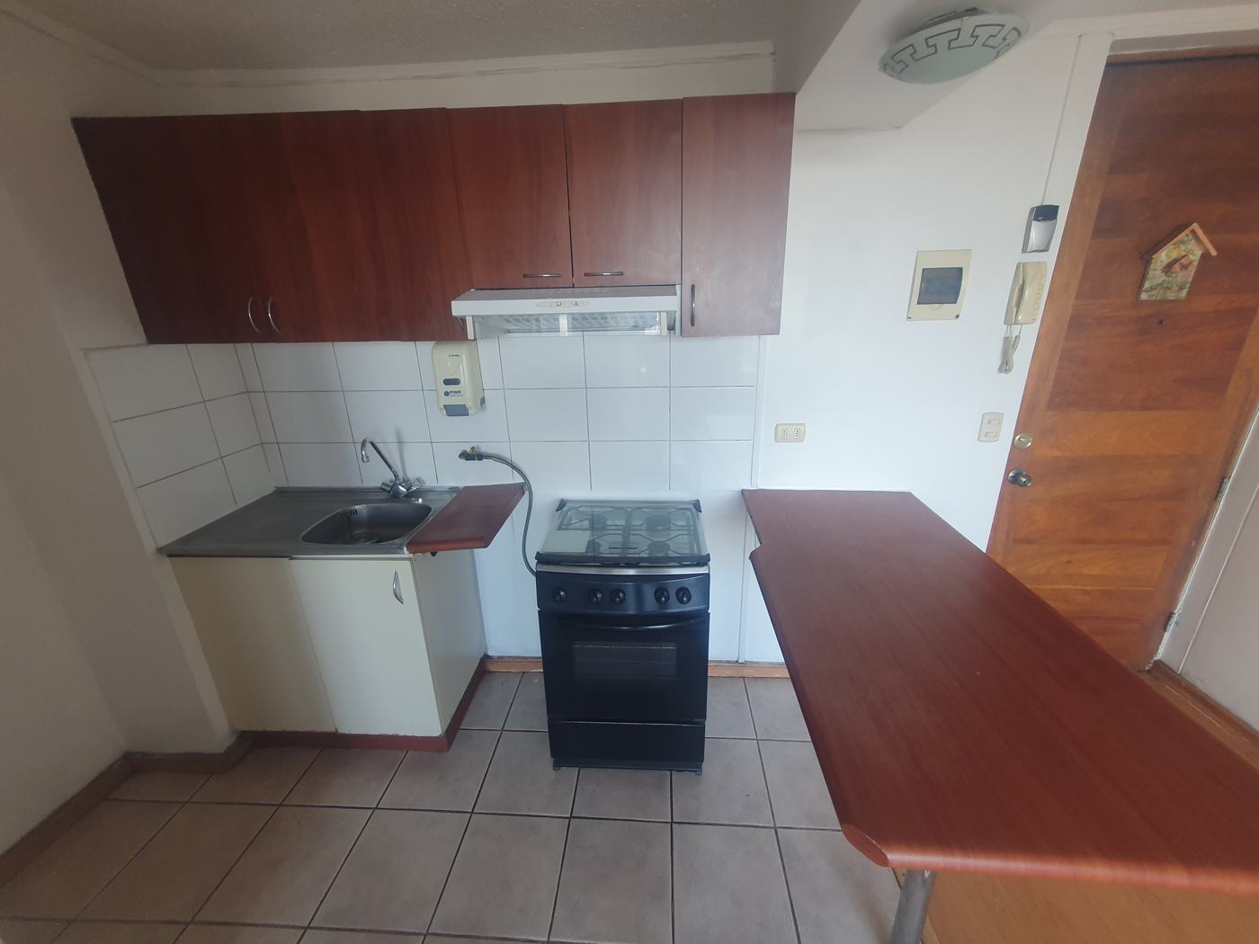 Departamento en Santiago centro, cocina americana y balcón — foto 5